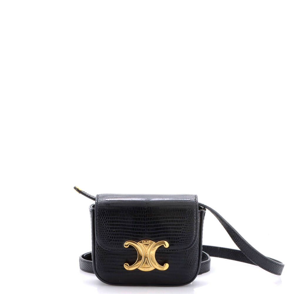 Celine Mini Claude Shoulder Bag Lizard